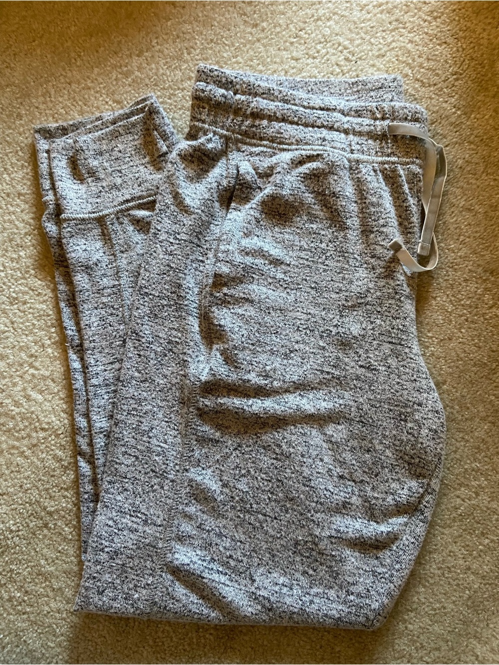 Gilligan & O'Malley Light Heather Gray Knit Lounge Pants